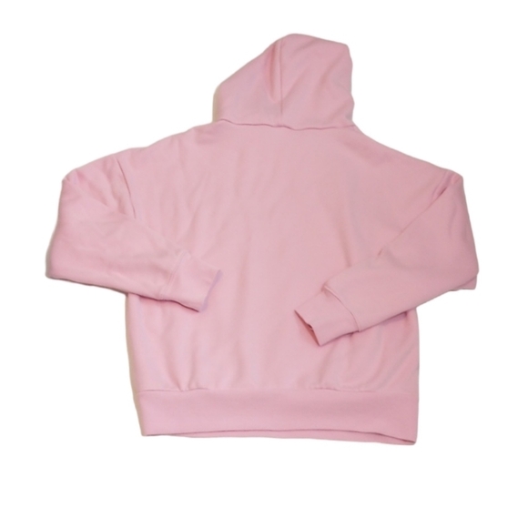 Fabletics Womens Pullover Sz XXS Oversized Pink Pockets Hoodie Comfy Athleisure - Picture 2 of 7